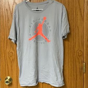 Gray Air Jordan Flight Club Gray Graphic Tee XL